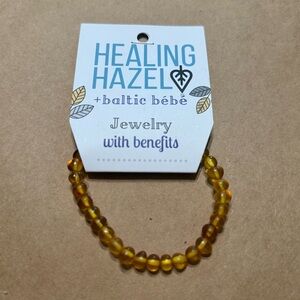 Healing Baltic Amber Bracelet Polished Honey Anti inflammatory pain relieving